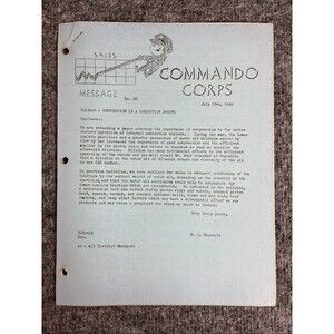 1944 Pure Oil Technical Bulletin #30 Compression in Combustion Engine Commando